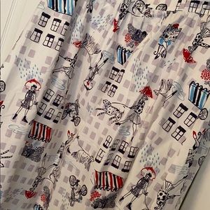 ModCloth rainy day in Paris cotton skirt